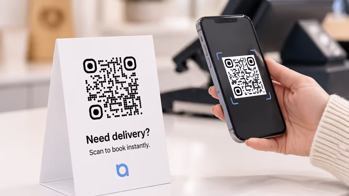 In-store QR code