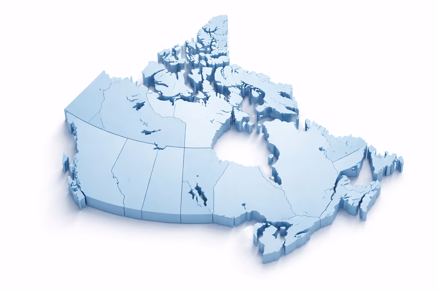 Tingsapp service area map across Canada