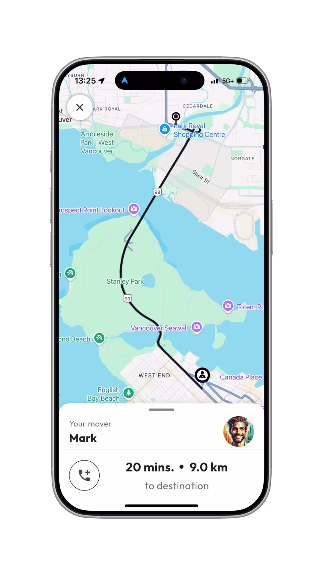 Tracking a move